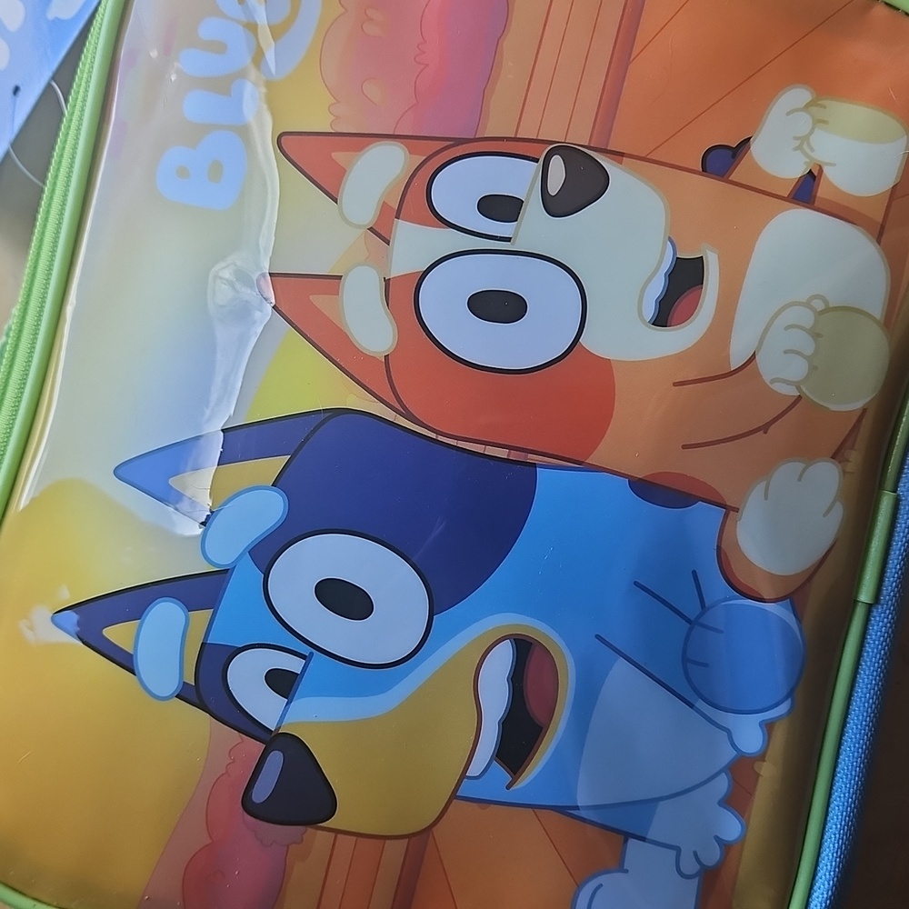 BLUEY Lunch Bag - Blue and Orange - Picture 2 of 13